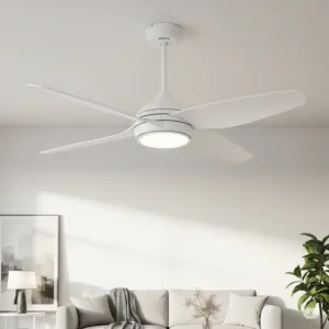 A Boss fan with a contemporary design, blending seamlessly into modern home decor.