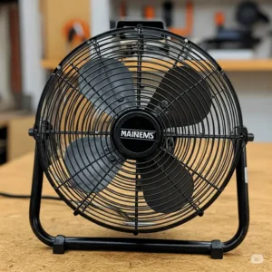 Energy-efficient cooling shop fan design for cost savings.