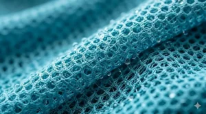Close-up texture view showing the breathable, moisture-wicking fabric of an extra large cooling towel.