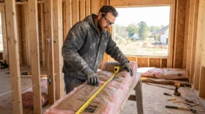 Installing a portable air conditioner for shed interiors with insulated walls.